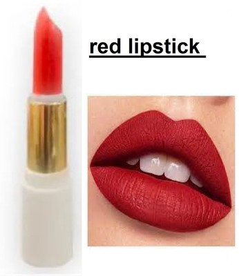 Luipui red crayon matte lipstick pack of 1 best for wonderful lips(red, 6 g)