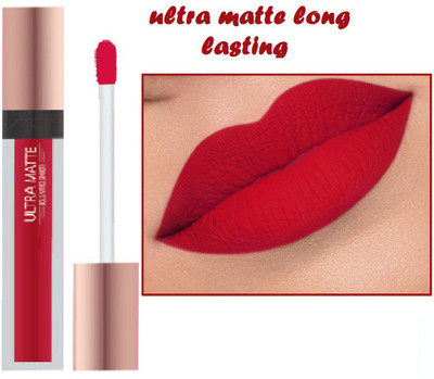 GABBU MATTE LIQUID LIPSTICK UNIQUE SHADE MATTE ULTRA SMOOTH LIPSTICK(RED, 9 ml)