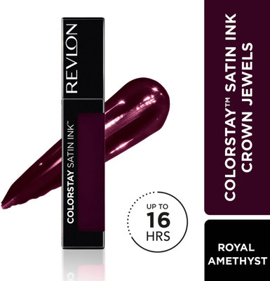 Revlon ColorStay Satin Ink Liquid Lipstick | Longlasting 16 Hrs(Royal Amethyst, 5 ml)