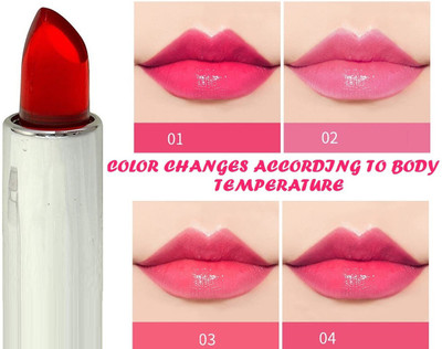 GABBU COLOR CHANGE LIPSTICK GEL LIPSTICK TEMPERATURE COLOR CHANGING LIPSTICK JELLY(RED, 3.6 g)