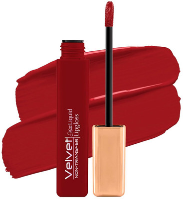GFSU - GO FOR SOMETHING UNIQUE Smooth Finish Liquid Non Transfer Lipgloss Lipstick for Women Lips Makeup(rose red, 6 ml)