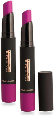 ADJD Combo Absolute Matte Non magentaTransfer Premium Lipstick(magenta, 7 g)