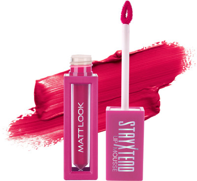 MATTLOOK Stayxtend Lip Mousse Enriched With Vitamin E & Non Sticky(12 Loud Pink, 4 ml)