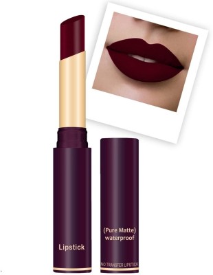YAWI Creamy Matte Long Lasting Lipstick Pure Matte Lipstick(rich maroon, 4 g)