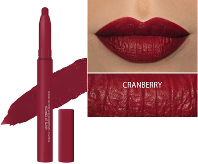 GULGLOW99 Korean Long Lasting Non Transfer Retractable Lip Crayon | Smudge Proof(cranberry, 3 g)