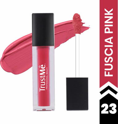 TRUSTME Smudge & Water Proof Creamy Mini Matte Liquid Lipstick Enriched With Vitamin-E(L 23 FUSCIA PINK, 1.5 ml)