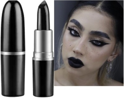 GABBU USE CREAMY SMUDGE PROOF LONG LASTING MATTE LIPSTICK(Black, 3.5 ml)