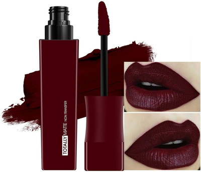 DARVING Lightweight & Comfortable, One Swipe Totally Matte Liquid Lipstick(Deep Maroon, 7.5 ml)