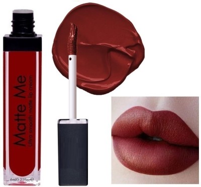 Wonholli Waterproof Long Lasting Wear Liquid Lipstick(Maroon, 6 ml)