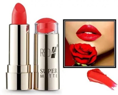 RED4 R4 Super matte red lipstick 1pcs(red, 10 g)