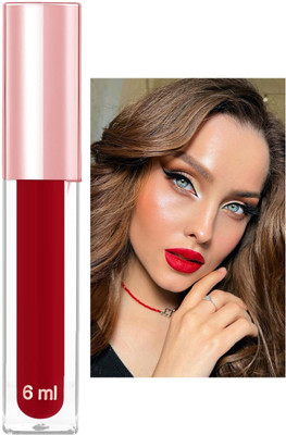 tanvi27 Pigmented Velvet Matte Smudge Proof Long lasting Liquid Lipstick Tomato Red(Tomato Red, 6 ml)