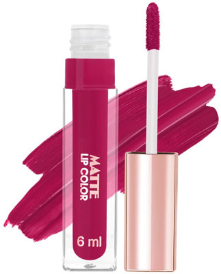 AEPRUY Non-Drying And Transfer Proof Liquid Lipstick(More Pink, 6 ml)