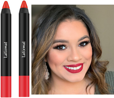 Latixmat Matte Lipstick Waterproof Long Last Matte Lipstick(HOT RED, 7 g)