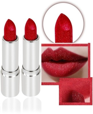 REIMICHI Best Diamond Shine Glitter & Sparky long stay Red lipstick(red, 7.6 ml)