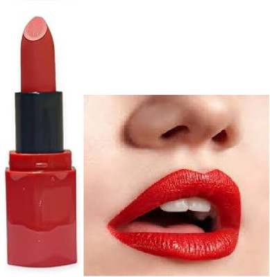 Luipui red matte finish lipstick pack of 1 waterproof(red, 6 g)