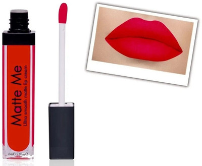 Luster Shine LONG LASTING & WATERPROOF LIQUID LIPSTICK(RED, 6 ml)