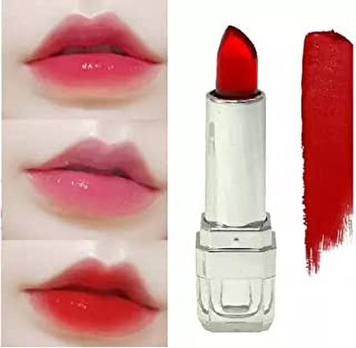 Wiffy BEST COLOR CHANGER JELLY LIPSTICK PACK OF 1(RED, 10 g)