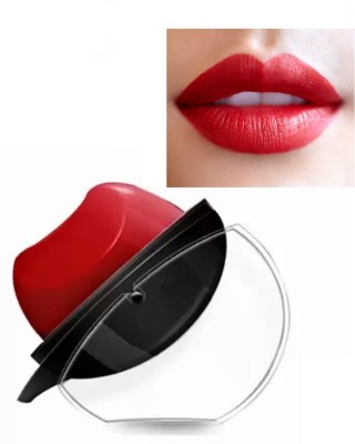 REIMICHI red matte apple shape matte hot red Smooth Lipstick(HOT RED, 5 g)