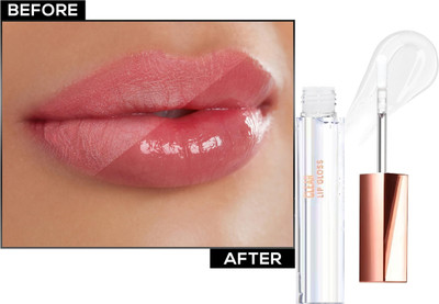 GABBU Lip Gloss With High Shine Glossy Finish For Fuller And Plump Lips(6 ml, Transparent)