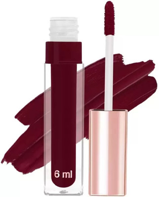 EVERERIN WATER PROOF & LONG WEAR Me Lip Cream Liquid DARK Maroon Lipstick(MAROON, 6 ml)