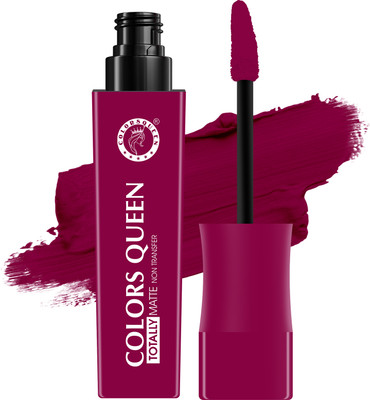 COLORS QUEEN Totally Matte Non Transfer Liquid Lipstick, Long Lasting & Lightweight Formula(10 - Fall in Love, 7.5 g)