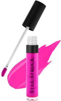 Star Struck By Sunny Leone Highly Pigmented Glossy and Non-Sticky Formula Liquid Lip Gloss(Foxy Fuchsia, 5.5 ml)