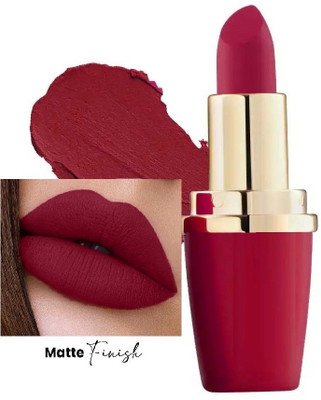YAWI Lipsilk Matte Lip Crayon|Bold Colors, Vegan & Long Lasting Formula(Dark Red, 4.2 g)