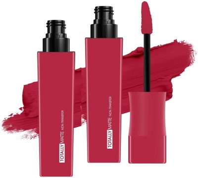 REIMICHI MATTE LIQUID LIPSTICK SMUDGE PROOF COMBO(ROUGE PINK, 15 g)