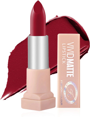 FASHION COLOUR VIVID MATTE LIPSTICK SHADE 19(Red Rose, 3.8 g)