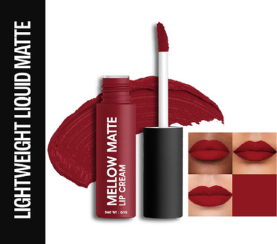 Luipui BEST MATTE CREAMY QUICK DRY, LONG STAY & HYDRATING LIPSTICK PACK OF 1(RED SANGRIYA - 15, 6 ml)