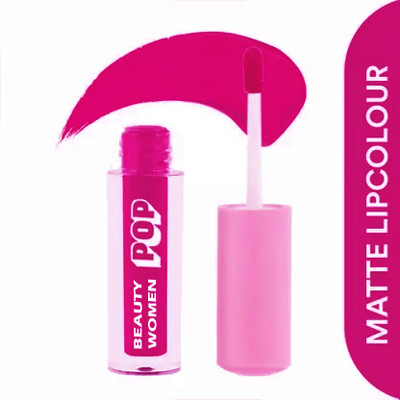 K3NTERPRISES Matte Liquid Lipstick Smudge Proof(ROSE PINK, 6 ml)