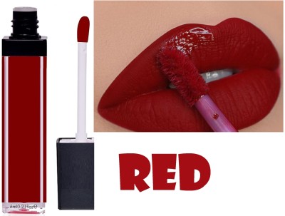 Emijun super stay velvet soft long lasting red lipstick 24hrs lipstick(RED, 6 ml)