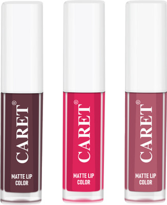 Caret Liquid Mini Matte Lipstick For Made With Love - Sls Free(Multicolor, 6 ml)
