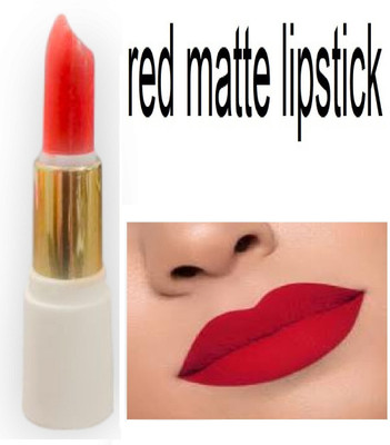 TOPQ best trending red matte look lipstick pack of 1 awesome(red, 6 g)