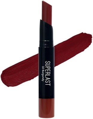 DARVING Matte Crayon Lipstick Enriched with Vitamin E & Hyaluronic Acid(Burgundy, 2 g)