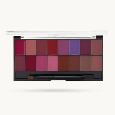 ADJD PERFECT CREAMY MATTE FINISH 15 COLOR LIP CREAM PLATE(Multi, 36 g)