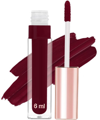 GABBU Proof & Kiss Proof Dark Maroon Matte Me Lipstick(maroon, 6 ml)