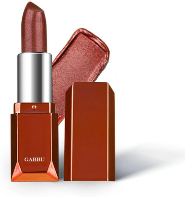 GABBU New Shimmery Sparkly Magical Metallic Glitter Wine Lipstick(Rusty Meteor, 4 g)