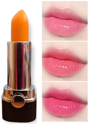 HUZURLU GLOSSY FINISH WATER PROF & LONG LAS COLOR CHANGING LIPSTICKTING(Orange, 3.6 g)