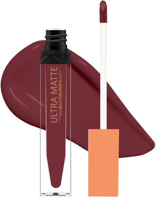 Yuency Liquid Matte Lipstick Transfer-proof, Long-Lasting & Non-Drying(chocolate brown, 9 ml)