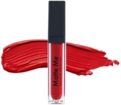 Luster Shine Waterproof Lipstick with Intense Hydration(RED, 6 ml)