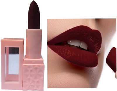 AMOSFIA Matte finish ultra soft Smudge Non Transfer Lip Crayon_A145(Maroon, 5 g)
