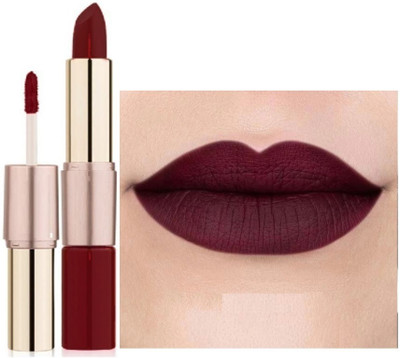 DARVING Weightless Matte Lipstick 2 in 1 liquid(MAROON, 8 g)