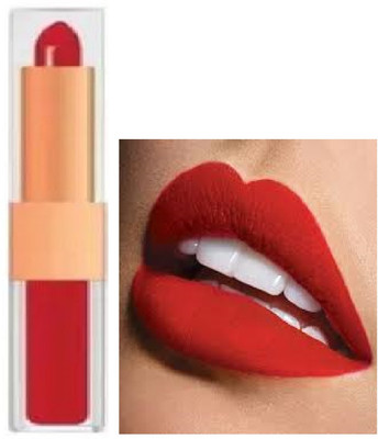 Luipui awesome best trending red 2 in 1 matte finish lipstick pack of 1(red, 6 g)