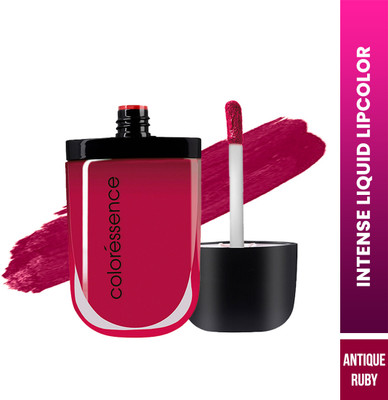 COLORESSENCE Intense Liquid Lipstick | Waterproof & Matte Finish | 9-Hour Stay|Quick Dry L3(Antique Ruby, 8 ml)
