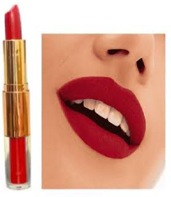 Luipui 2 in 1 red matte latest waterproof pack of 1(red, 6 g)