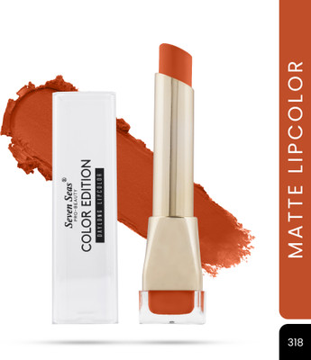 Seven Seas Color Edition Day Long Lipcolor Lipstick | Waterproof | Smudge Proof Lipstick(Cardinal, 3.5 g)