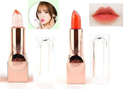 tanvi27 PERFECT AUTOMATICALLY COLOR CHANGE GLOSSY & SHINY GEL RED OR PINK LIPSTICK(MULTI COLOR, 7.6 g)