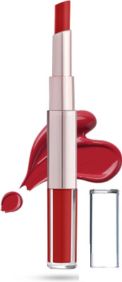 Wonholli Ultra Smooth Forever Professionally 2 in 1 Matte Lipstick(Red, 7 ml)