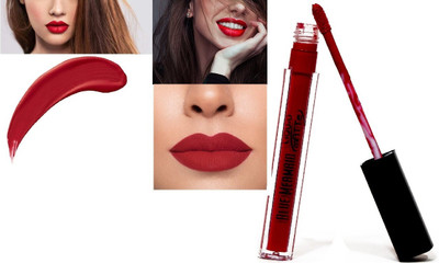 BLUEMERMAID Classy Best Non Transfer Lip Color Matte Liquid Lipstick(RED, 6 ml)
